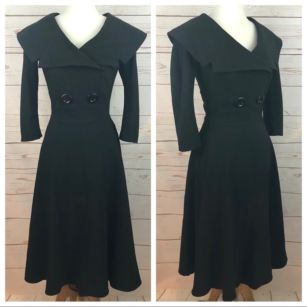 Rare Vintage Bettie Page Retro Bombshell Dress